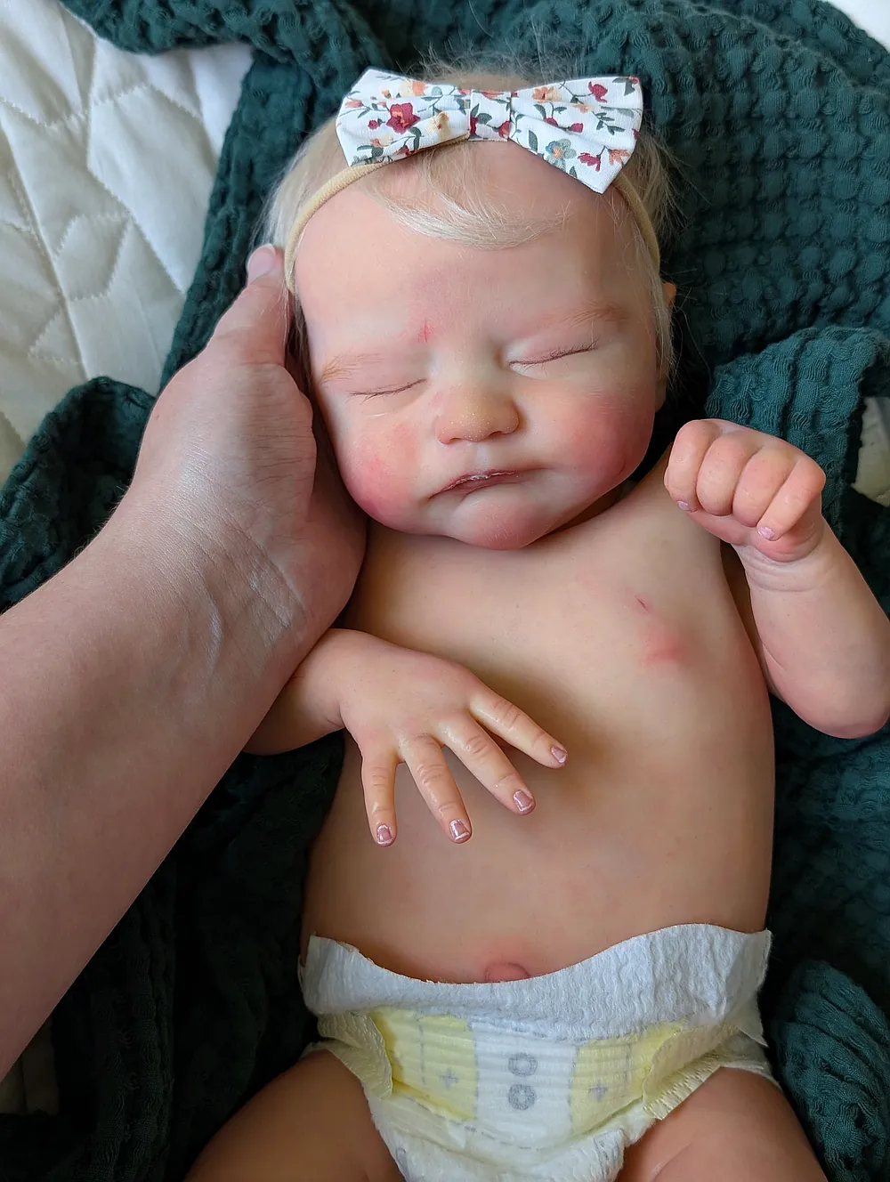 Maple Reborn Baby Girl – Limited Edition 100% Vinyl Newborn with Belly Plate